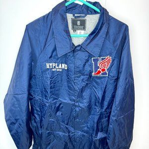 Hypland Men's Nylon Windbreaker with Logo Patch Size Medium